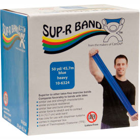 Latex Free Exercise Band, Blue, 50 Yard Roll/Box