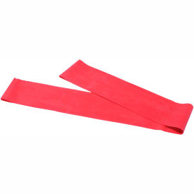Exercise Band Loop, 30" Long, Red, 10/PK