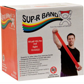 Exercise Band, Red, 50 Yard Roll/Box