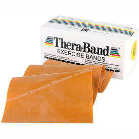Latex Exercise Band, Gold, 6 Yard Roll/Box