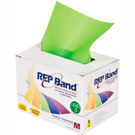 Latex Free Exercise Band, Lime, 6 Yard Roll/Box