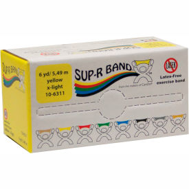 Latex Free Exercise Band, Yellow, 6 Yard Roll/Box