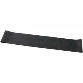 Exercise Band Loop, 15" Long, Black, 10/PK