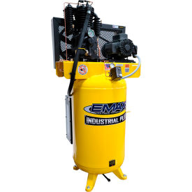 5HP Two-Stage Compressor, 80 Gallon, Vertical, 175 PSI, 19 CFM, 3-Phase 208-230/460V