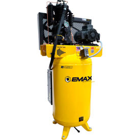 5 HP, Two-Stage Compressor, 80 Gallon, Vertical, 175 PSI, 19 CFM, 1-Phase 208-230V