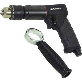 Reversible Pistol Grip Air Drill, 1/2" Chuck, 700 RPM