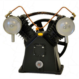 Single-Stage Piston Compressor Pump, 3 HP, 2 Cylinder