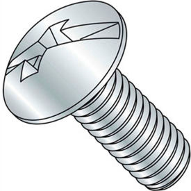Machine Screw - Truss Head - Phillips/Slotted - Steel - Zinc CR+3 - FT - UNC - 100 Pk