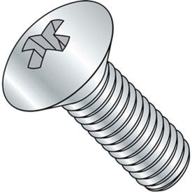 1/4-20 x 4" Machine Screw - Oval Head - Phillips - 18-8 Stainless Steel - UNC - Pkg of 100