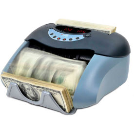 Commercial Currency Counter with UV and MG Counterfeit Detection - 250 Bill Capacity