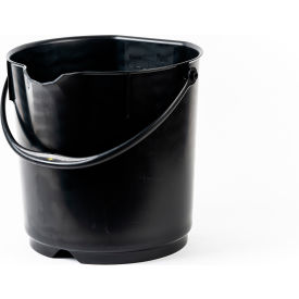 ESD Conductive 4 Gallon Bucket with Handle, Black