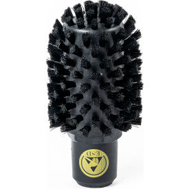ESD, Anti-Static Tube Brush, Base only, 4-5/7", Black