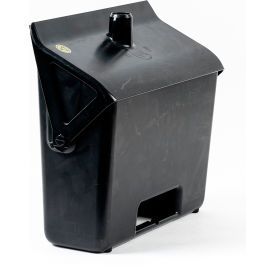 ESD, Anti-Static Lobby Pan without Handle, 12", Black