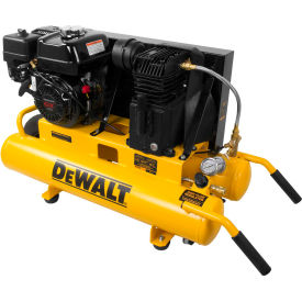 Portable Gas Air Compressor with Honda GX Engine, 5.5 HP, 8 Gallon, Wheelbarrow