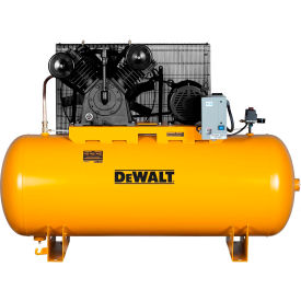 10HP Two-Stage Air Compressor, 120 Gallon, Horizontal,175 PSI, 35 CFM, 3-Phase 230V