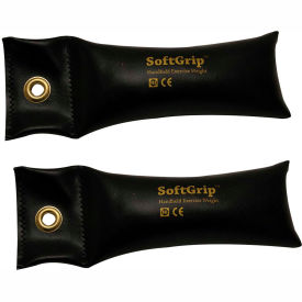 SoftGrip Hand Weight, 3 lb., Black, 1 Pair