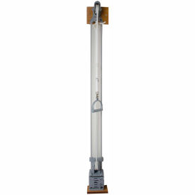 Single Handle Chest Weight Pulley System with Single Weight Stack, 5 x 2.2 lb. Weights