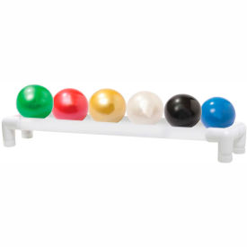 Soft Weights Ball with 1-Tier PVC Rack, 6 Color Set