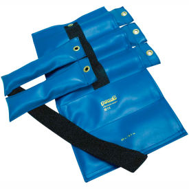 Adjustable Wrist and Ankle Weight, 20 lb., Blue, 1 Set