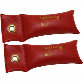 SoftGrip Hand Weight, 1.5 lb., Red, 1 Pair