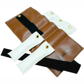Adjustable Wrist and Ankle Weight, 10 lb., Brown, 1 Set