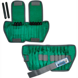 Adjustable Adult Ankle Weight, 5 lb., Green, 1 Pair