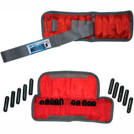Adjustable Adult Wrist Weight, 4 lb., Red, 1 Pair