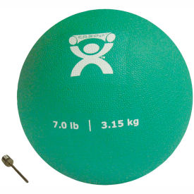 Soft Pliable Medicine Ball, 7 lb., 7" Diameter, Green