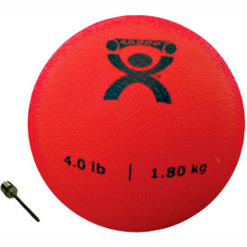 Soft Pliable Medicine Ball, 4 lb., 5" Diameter, Red
