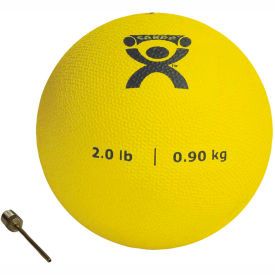 Soft Pliable Medicine Ball, 2 lb., 5" Diameter, Yellow