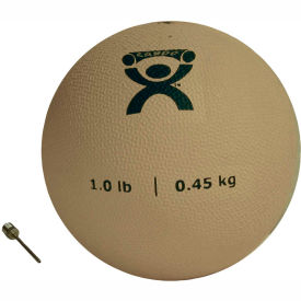Soft Pliable Medicine Ball, 1 lb., 5" Diameter, Tan
