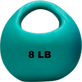 One-Handle Medicine Ball, 8 lb., 9" Diameter, Green
