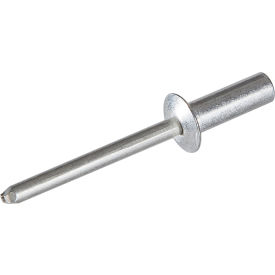 Pop Blind Rivet - 3/16 x 6-8 - Button Head - Up to 1/2" Grip - Aluminum/Aluminum - Pkg of 500