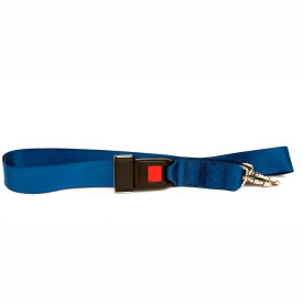 Kemp 2 Piece Spine Board Strap With Seatbelt Buckle, Metal Ends