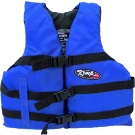 Kemp Youth Universal Life Vest, Royal Blue & Black