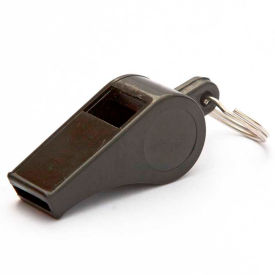 Plastic Pea Whistle, Black, 10-423-BLK