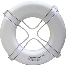 20" Ring Buoy, White USCG Approved
