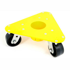 Extreme Weight Steel Triangular Cup Dolly - Phenolic Wheels - 2000 Lb. Cap.