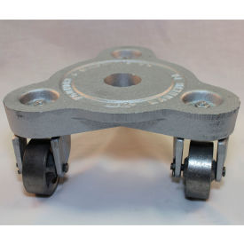 Cast Iron Triangular Dolly - Semi Steel Wheels - 525 Lb. Capacity