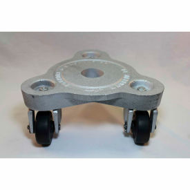 Cast Iron Triangular Dolly - Hard Tread Rubber Wheels - 525 Lb. Capacity