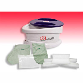 Paraffin Bath with 6 lb. Rose Paraffin, 100 Liners, 1 Mitt and 1 Bootie