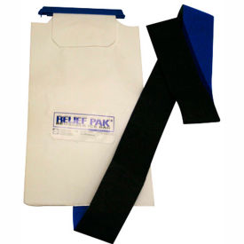 Large Insulated Ice Bag with Hook & Loop Band, 7" x 13"