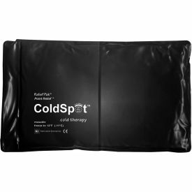 Heavy-Duty Black Urethane Reusable Cold Pack, Half Size 7" x 11"