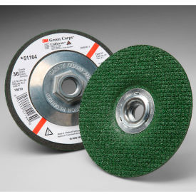 Green Corps Flexible Grinding Wheel 4-1/2" x 1/8" x 5/8-11 INT 36 Grit Ceramic