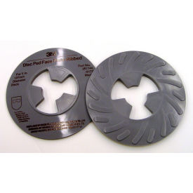 Disc Pad Face Plate Ribbed, 5" Medium Gray