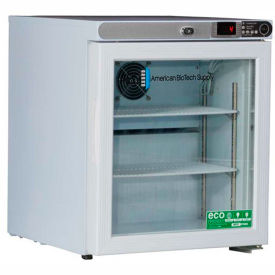 Premier Countertop Freestanding Refrigerator, 1 Cu. Ft., Glass Door