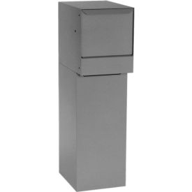 Thru-Wall Package Drop Vault Plus w/Bottom Hold Rear Access - Gray