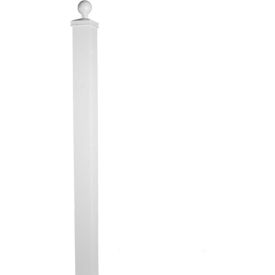 Side Mount/In Ground Post for Weekend Away Vault - White