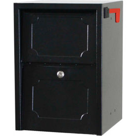 Weekend Away Secure Mailbox with Front Access - Black