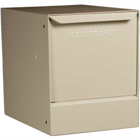 dVault Thru-Wall Package Drop wth Tilt-Out Door - Sand